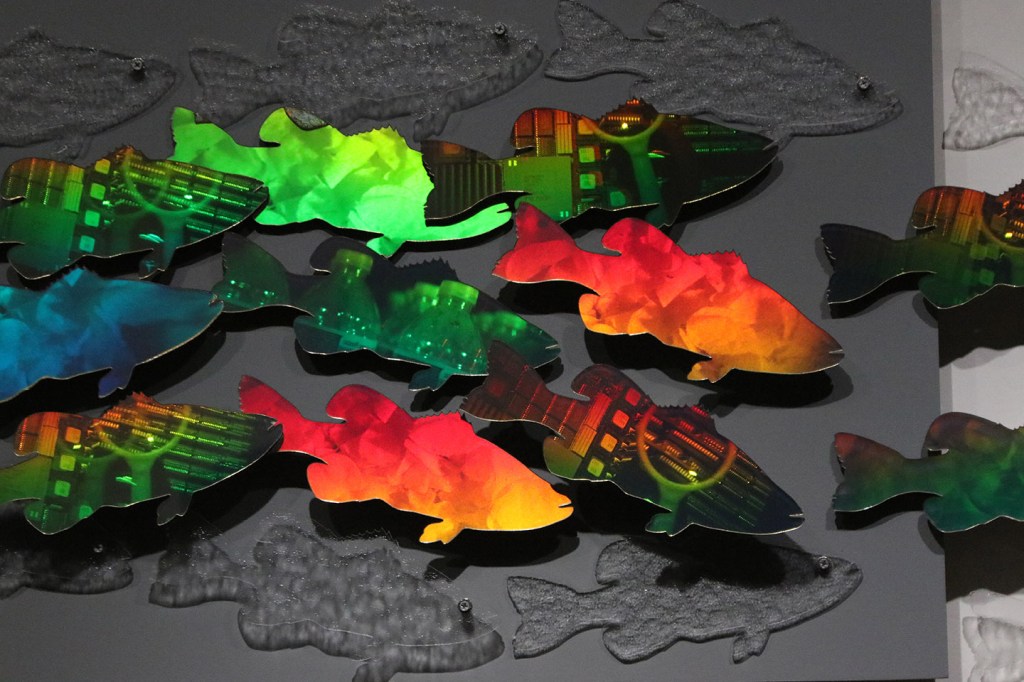 Betsy Connors Holography Chips N Fish