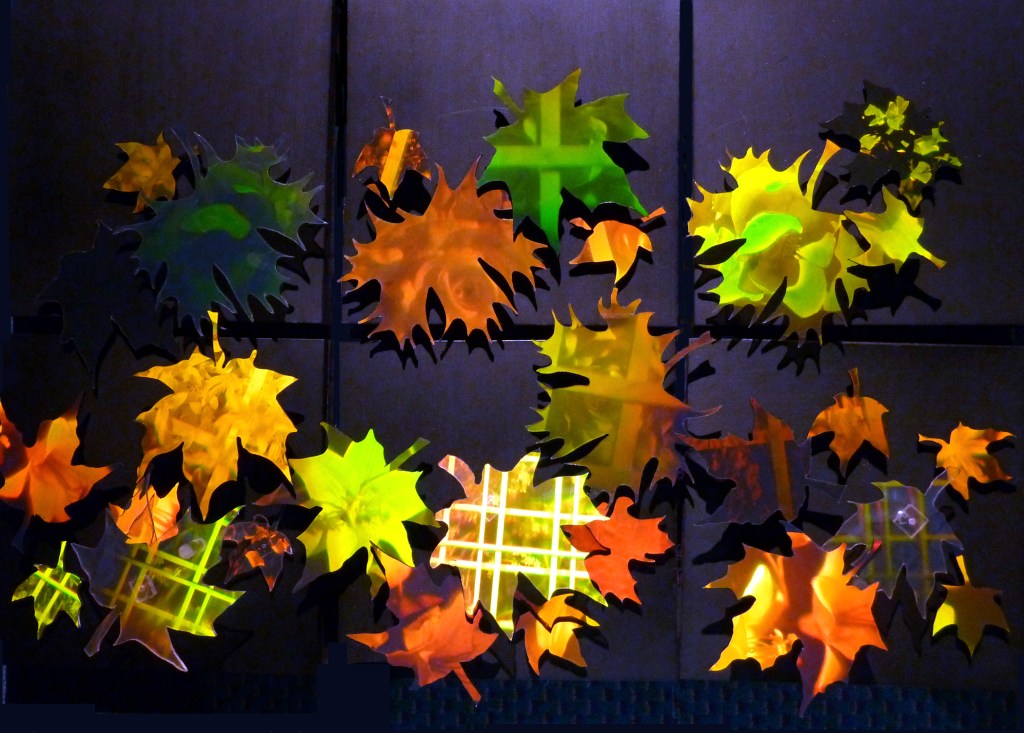 Betsy Connors Acme Holography Light Leaves