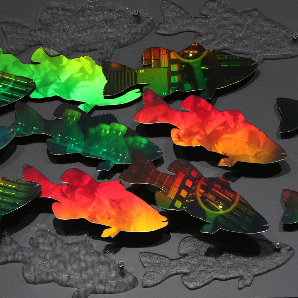 Betsy Connors Holography Chips N' Fish