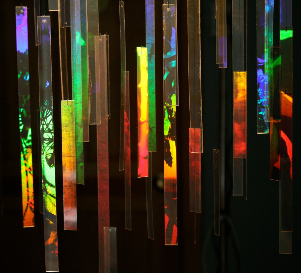 Betsy Connors Holography Installation Light Rain